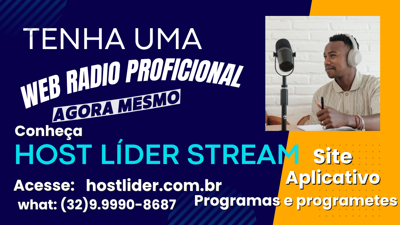 Planos WEB Radio Host Líder Stream.