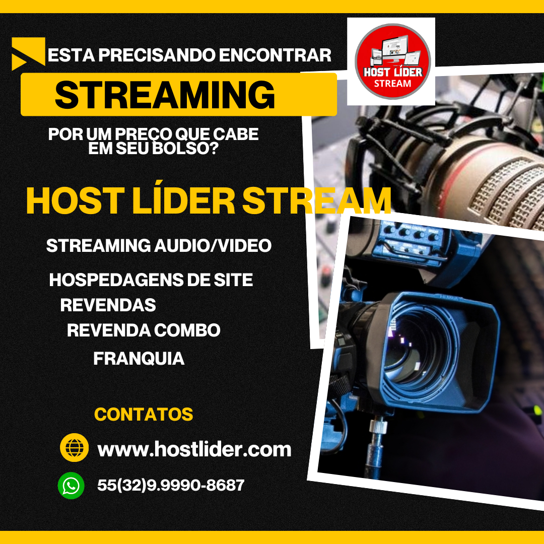 Planos de Web Tv Host Líder Stream